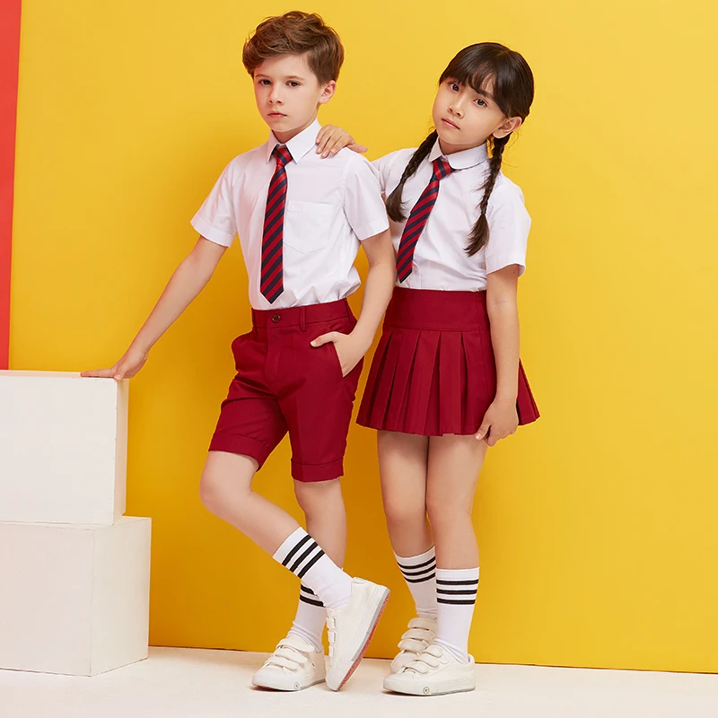 2018 winter children cute cotton korean japanese student school uniform for girls boys kid collar shirt top pleated skirt shorts 2018 winter children cute cotton korean japanese student school uniform for girls boys kid collar shirt top pleated skirt shorts