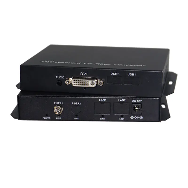 

DVI+Audio optical extender Fiber Optic media converters 1080P Tx/Rx 1310/1550nm