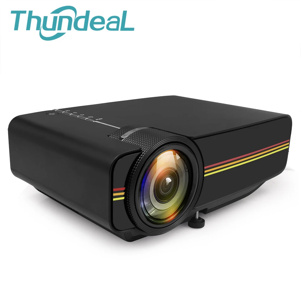 ThundeaL YG300 ترقية YG400 جهاز عرض صغير ل ألعاب الفيديو التلفزيون متعاطي المخدرات مشروع مسرح منزلي الفيلم AC3 HDMI VGA AV SD USB YG-400