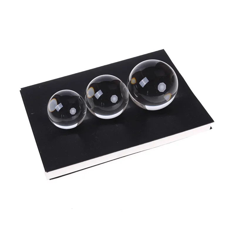 

60/70/80mm Contact Juggling Ball Magic Tricks Crystal Ultra Clear 100% Acrylic Ball Manipulation Juggling