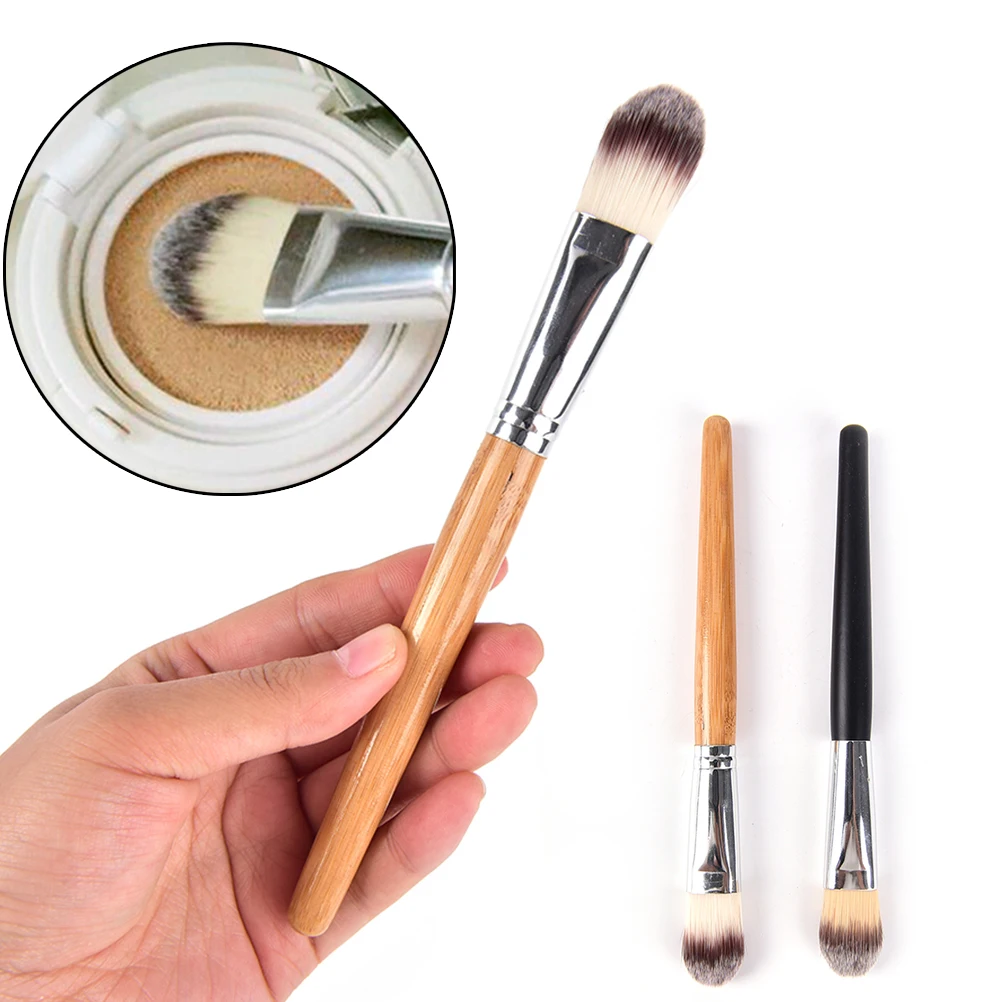 Professional Facial Face Mask Bamboo Handle Brush for Mud Mixing Skin