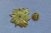Gold plated Original Russia Great Patriotic War 1 class USSR Soviet Russian Military order medal Gold plated ► Photo 3/3
