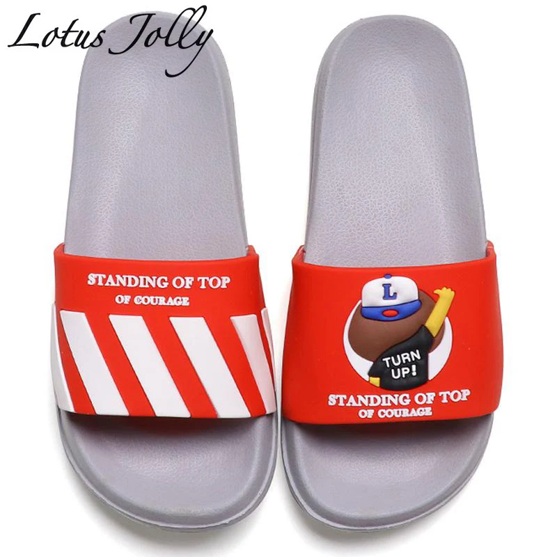 

Cute Bear Women Slide Sandals Summer Cartoon Slippers Women Shoes Slides Flip Flops Sandals Couple Lovers Beach Slides Dropship