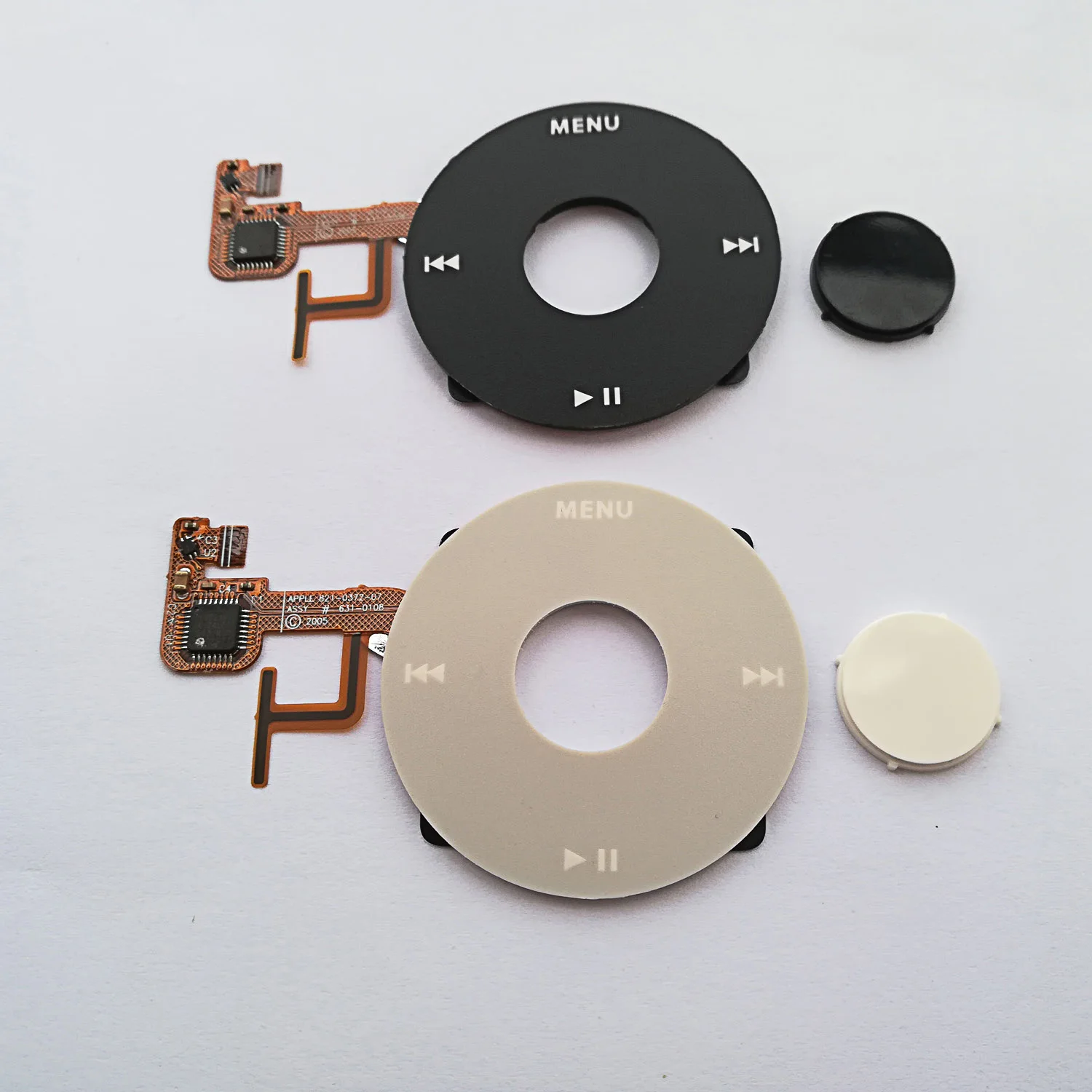 

Click Wheel Key Button Replacement Clickwheel with Flex Ribbon Cable with Central Button For iPod 5th gen Video 30GB 60GB 80GB