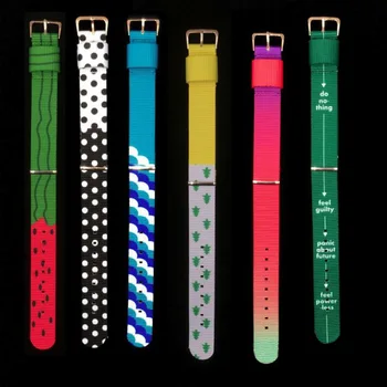 

neway 20mm men women Nylon dw Wrist Watch Band Watchband Gold Clasp Buckle For daniel wellington Strap 40mm 36mm
