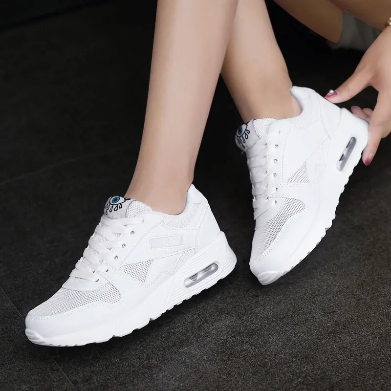 

Hot Women Casual Shoes Four Seasons Mesh Woman Fashion Cushion Air Damping Shoes Zapatos Mujer Tenis Feminino Flats Sneakers