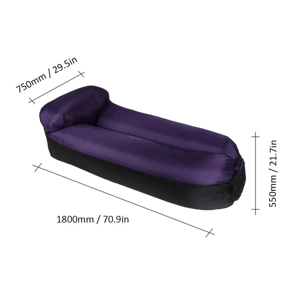 Открытый Портативный Надувная Кровать Надувной Спальный Мешок диван-подушка с надувная подушка для отдыха сумка пляжный шезлонг надувной матрас