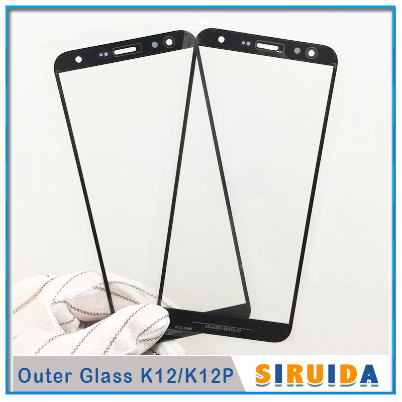 

10pcs 5.7 inch Replacement Repairing For LG K12 K40 K12+ Plus X4 2019 LMX420BMW X420EMW LCD Front Touch Screen Glass Outer Lens