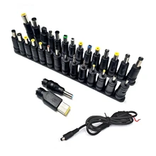 30pcs Universal Laptop DC Power Supply Adapter Connector Plug AC DC conversion head Jack Charger Connectors Laptop Power Adapter