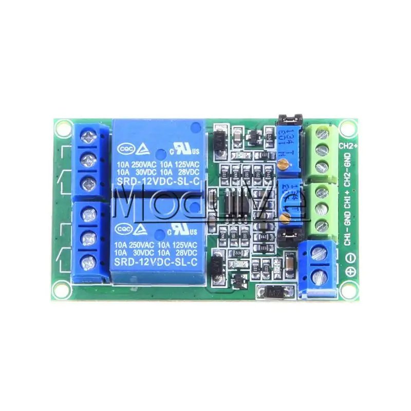 Unique DC 12V 2Channel Voltage Comparator Precise LM393 Module Unique DC 12V 2Channel Voltage Comparator Precise LM393 Module
