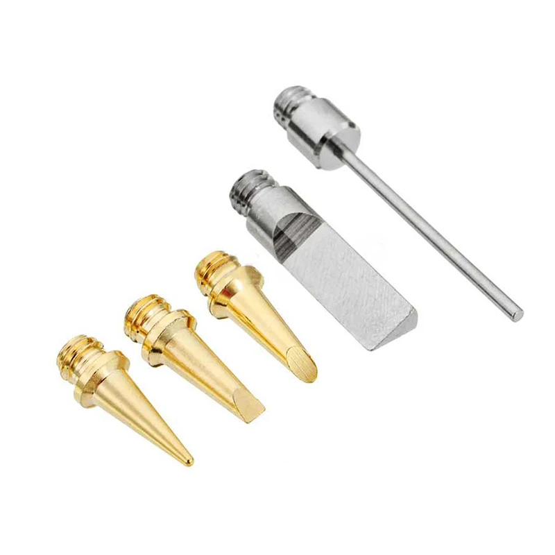 AIYIMA 5pcs Replacement Copper Tips Nozzle for HS 1115K Soldering Iron