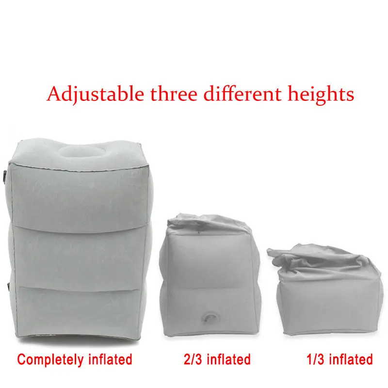 

Travel Inflatable Footrest Rest Sleeping Flocking Mat Portable Foot Pad