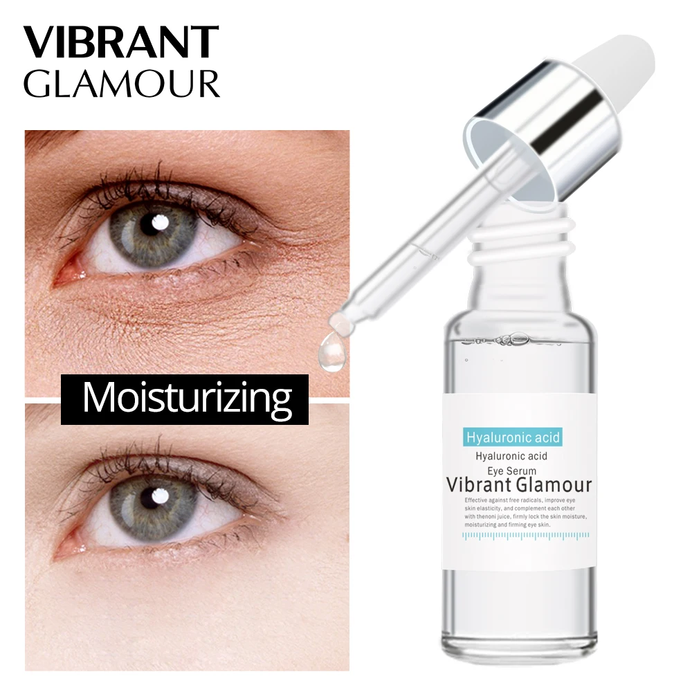 Hyaluronic Acid  Argireline Collagen Eye Serum Anti-Wrinkle Remover Dark Circles Moisturizer Eye Essence Set VIBRANT GLAMOUR