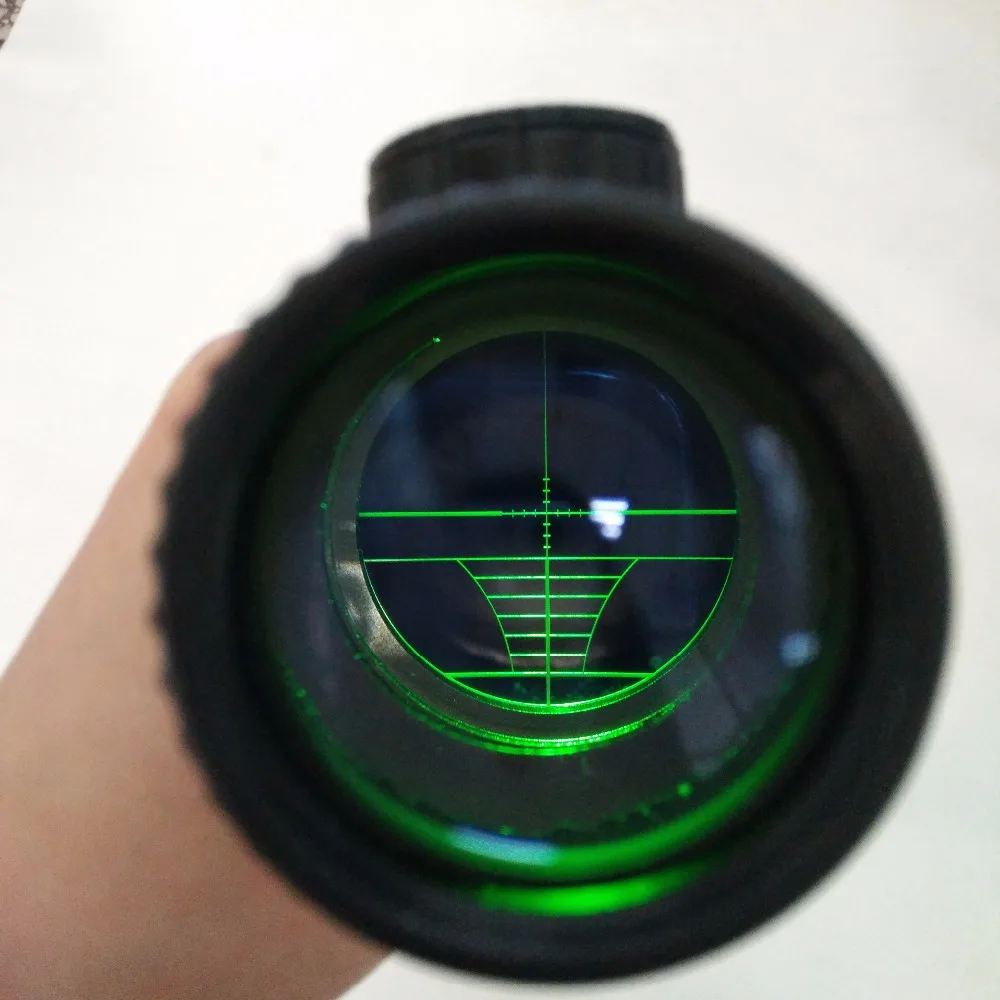 Scope com Vermelho Militar para Caça Tiro com 20mm Tactical Rifle Verde Iluminado Arma Riflescope Airsoft Ferroviário 3-9x40aoe - 10 Cheap Lunetas Riflescopes