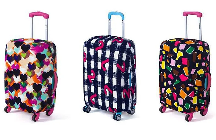 CelleCool High Qualit Luggage Cover Fashion Travel elasticity Dust cover Travel Luggage Protective Suitcase cover Trolley case
