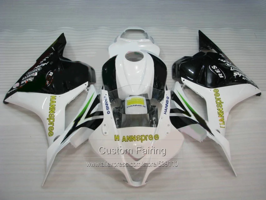 Впрыска ABS обтекателя комплект для HONDA CBR600RR 2009 2010 2011 2012 CBR 600 RR черный, белый цвет ABS Обтекатели 09 10 11 12 SZ13