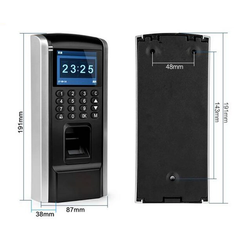 LUCKING DOOR Fingerprint Access Control Employee Time Attendance RFID Biometric Access TCP/IP USB port LUCKING DOOR Fingerprint Access Control Employee Time Attendance RFID Biometric Access TCP/IP USB port