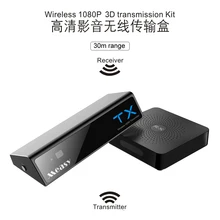 MEASY WIRELESS HDMI W2H and W2H MAX HDMI Transmitter Receiver Wireless up to 30m 100FT Support 1080P 3D