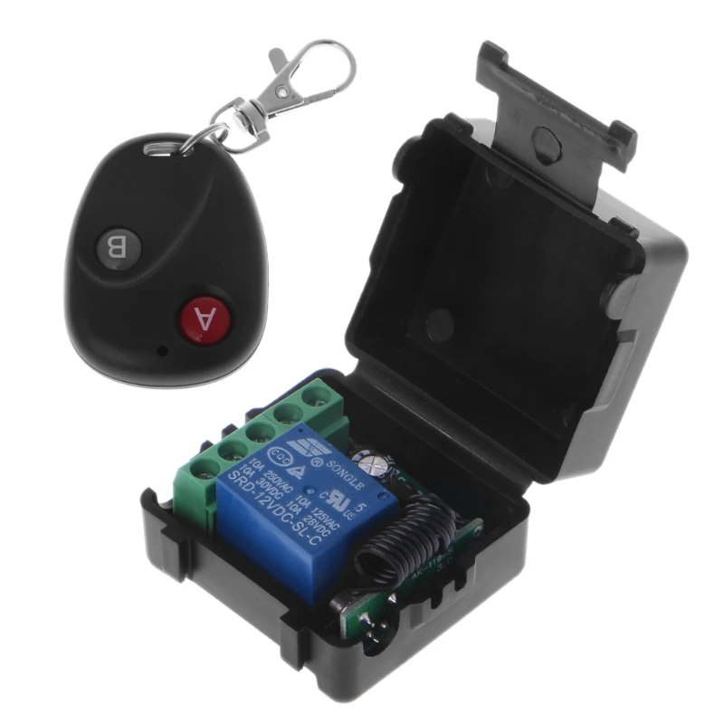 

315Mhz DC 12V 10A Wireless Remote Control Switch 1CH Receiver Module with Transmitter
