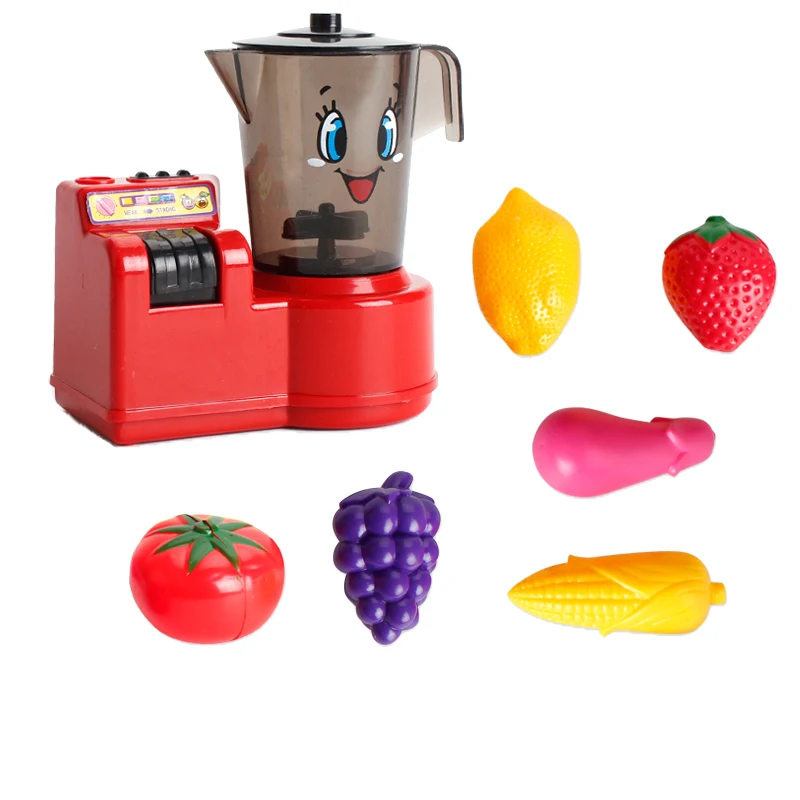 Simulation Juicer Home Appliances Toys w/ Sounds & Lights - Baby Kids Pretend Play Kitchen Cooking Play Food Toy Developmental