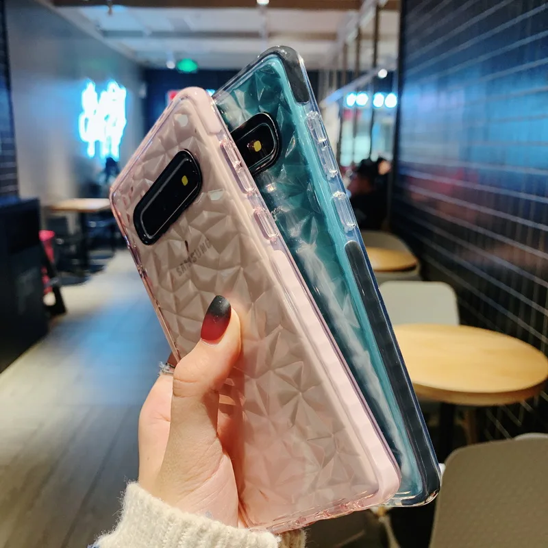 Прозрачный Алмазный чехол для Samsung Galaxy A50 S10 Plus A30 A20 S10e 5G Note 9 10 20 противоударный