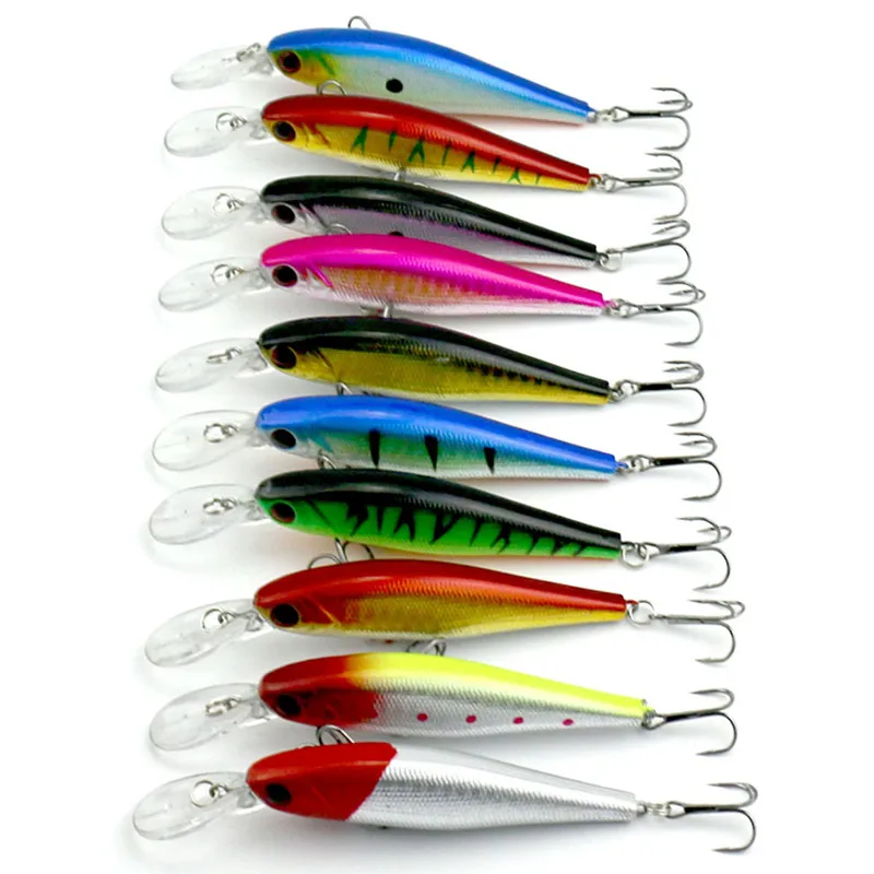 10.5CM 9.5G diving 0.5-1.5m Fishing Lure Deep swim hard bait fish artificial baits minnow fishing wobbler japan pesca Lures