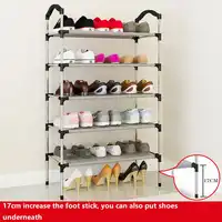 1 Pcs Multi-Schicht Minimalistischen Praktische Metall Stehen Schuhe Rack Kostenloser Montage Haus Abnehmbaren Super Platzsparend Schuhe Schrank
