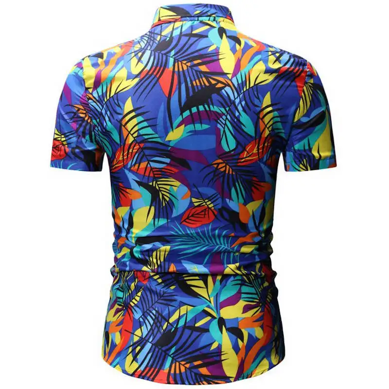 2019 جديد الصيف الرجال قصيرة الأكمام الشاطئ قمصان هاواي عارضة الأزهار قمصان منتظم زائد حجم 3XL ملابس رجالي أزياء 2019 جديد الصيف الرجال قصيرة الأكمام الشاطئ قمصان هاواي عارضة الأزهار قمصان منتظم زائد حجم 3XL ملابس رجالي أزياء