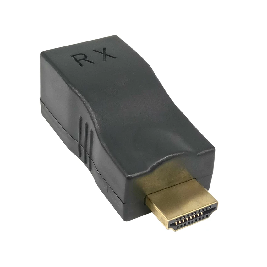 EMK 30 м HDMI удлинитель передатчик TX RX HDMI в Ethernet конвертер 1,4 в 1080P по Cat5e CAT6 RJ45 LAN кабель для ТВ HD ТВ PS3 STB