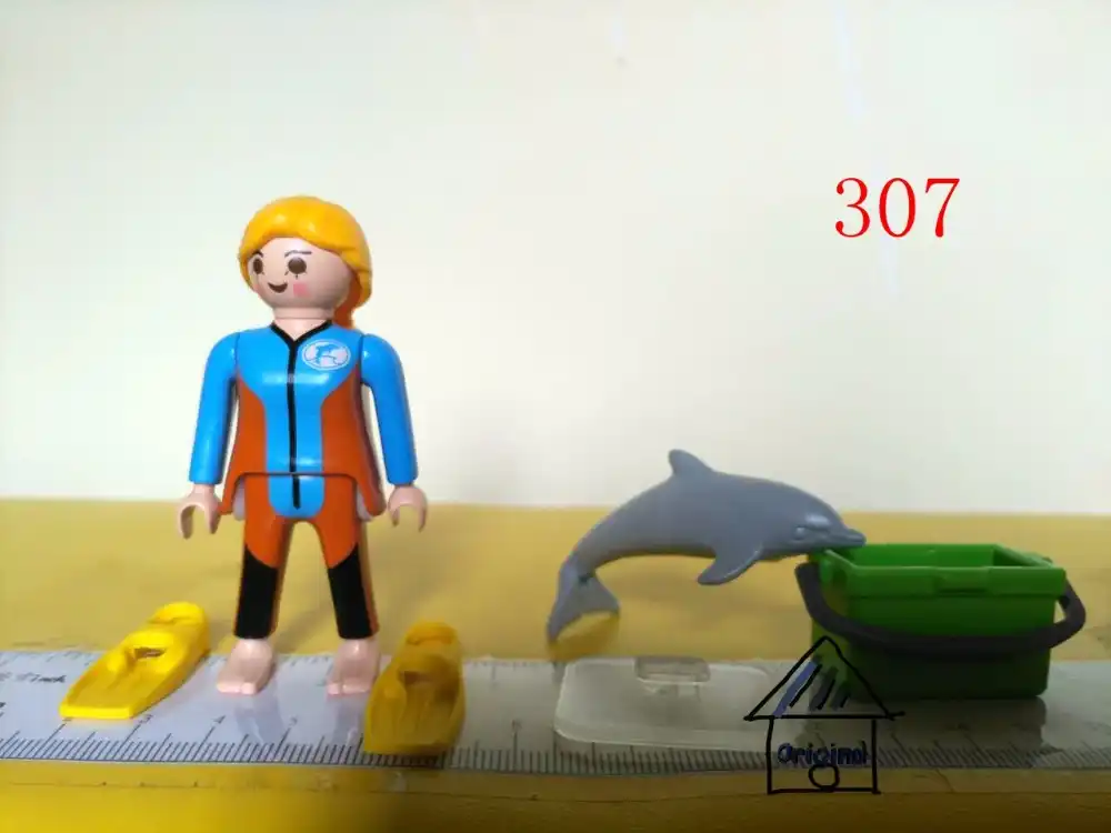 playmobil shark diver