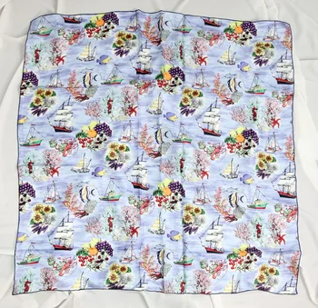 

ELEGANT HANDMADE BRAND 100% Twill Silk 110cm Scarf