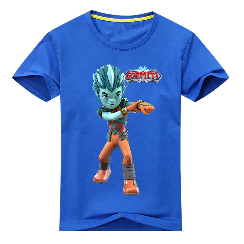 Детские футболки с героями мультфильмов для мальчиков и девочек; костюм; Детская летняя одежда; Детские футболки с короткими рукавами; одежда; футболка; DX189