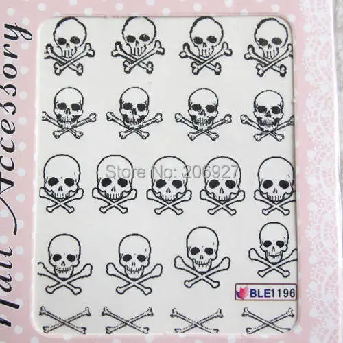 2PCS BLE1196 Cartoon Nail Art Water Decal Transfer Sticker | Красота и здоровье
