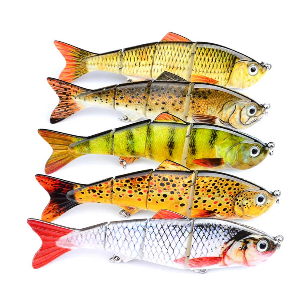 Новинка 1 шт. 12 см мульти соединенный окуляр Crappie рыболовная приманка Swimbait Crankbait
