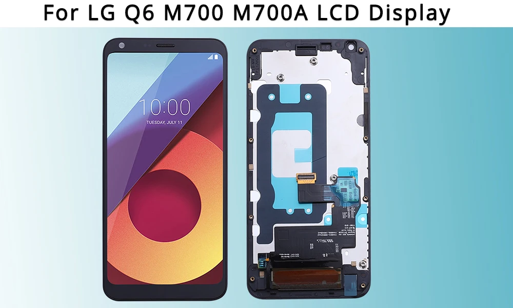 5," 2160x1080 ips дисплей для LG Q6 ЖК с сенсорным экраном дигитайзер для LG Q6 ЖК-дисплей запасные части