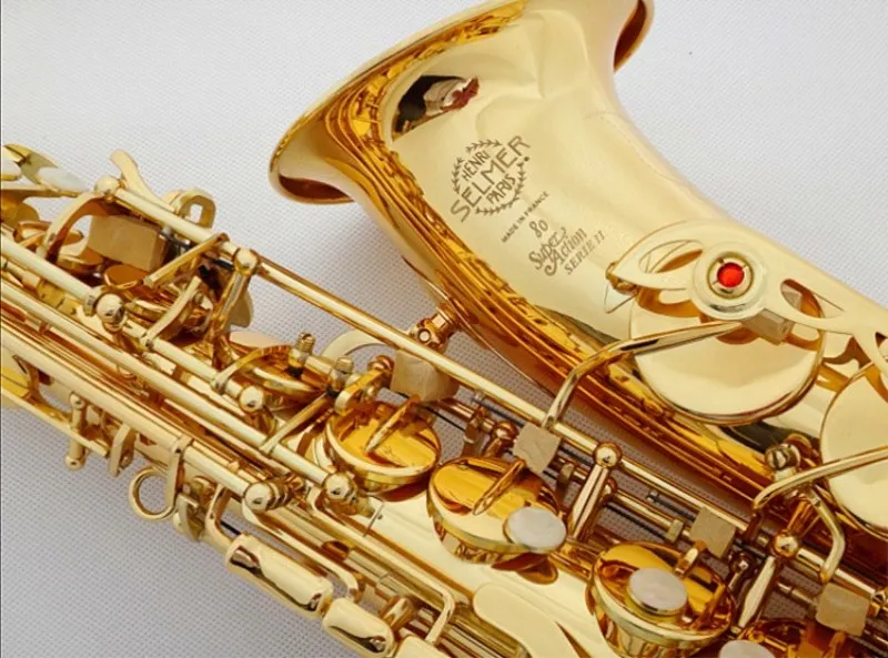 

Selling France New Golden Saxophone Alto 80 II seriesHigh Quality Instrument E Flat Music professional Perfect packaging Sax