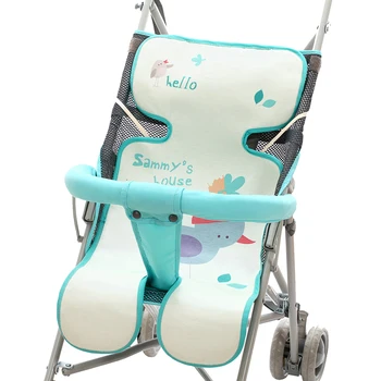 

Newborn Stroller Seat Cushion Summer Carts Mat Mattress Infant Baby Pram Breathable Ice Silk Cool Toddler Pad