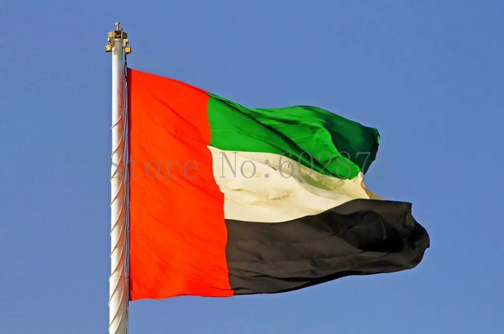 Флаг ОАЭ 90*150 см, флаг,, висящий национальный флаг для встречи, парада, вечерние, висячие, украшения