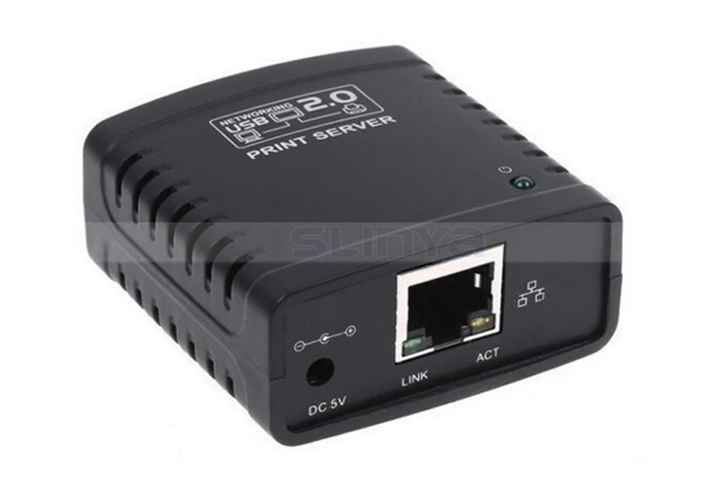 impressora de rede LAN Ethernet, Adaptador de