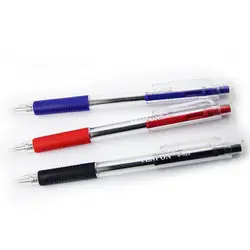 5 шт./лот Пресс знак ручки 0,7 мм 3 вида цветов Ballpointl ручка для офиса и школы канцелярские Эсколар материал