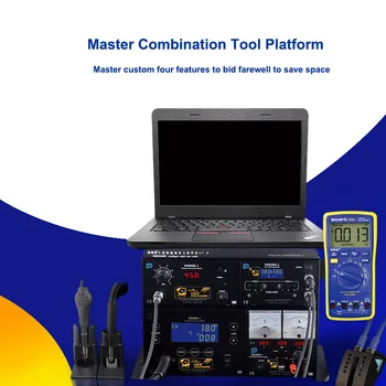 

MECHANIC T10 4in1 SMD Rework Tools Soldering Stations Hot Air Gun Power Supply Multimeter For Motherboard Chips Repair