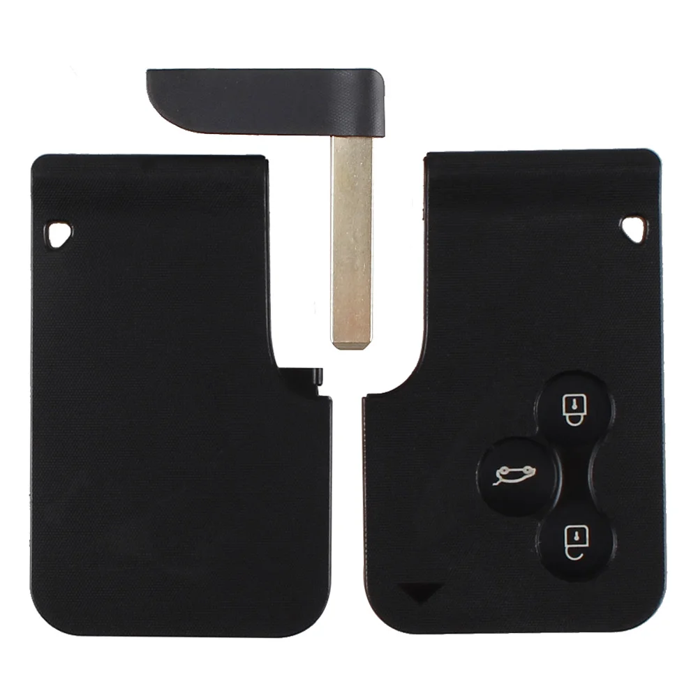 

Car Styling 3 Button Replacement Key Card Cover For Renault Clio Megane Scenic Grand Shell Case Uncut BlankWithout Chip
