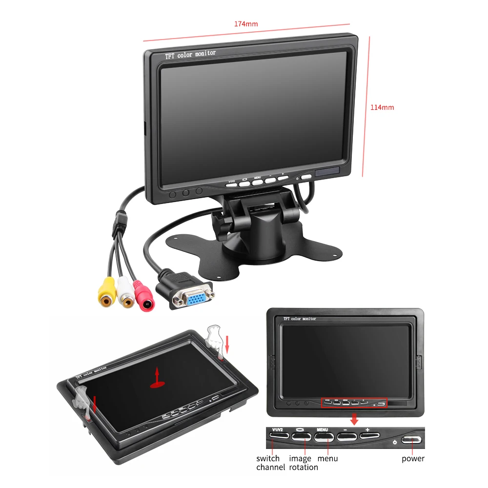 8 канальный 1080 жесткий диск 4G GPS WIFI грузовик DVR с 6 шт. AHD 2.0 мегапиксельными камерами