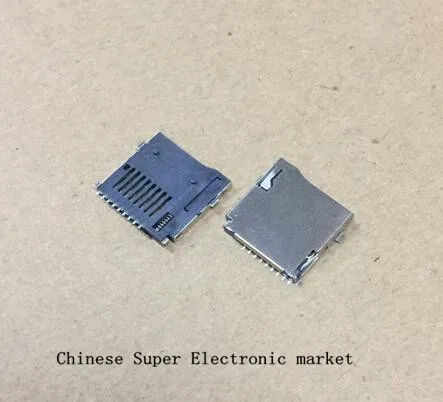 

10PCS MicroSD Card socket, connector pop-up