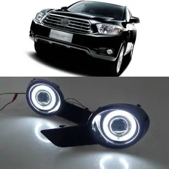 

Ownsun Super COB Fog Light Angel Eye Projector Lens for Toyota Highlander 2009-2011