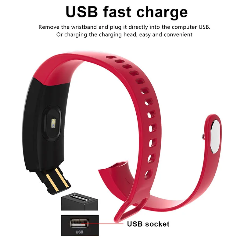 New Smart Wristband 2018 Bracelet F64 Smartband waterproof sleep monitor Fitness Bracelet Smart Watch Call Alarm For iOS Android New Smart Wristband 2018 Bracelet F64 Smartband waterproof sleep monitor Fitness Bracelet Smart Watch Call Alarm For iOS Android