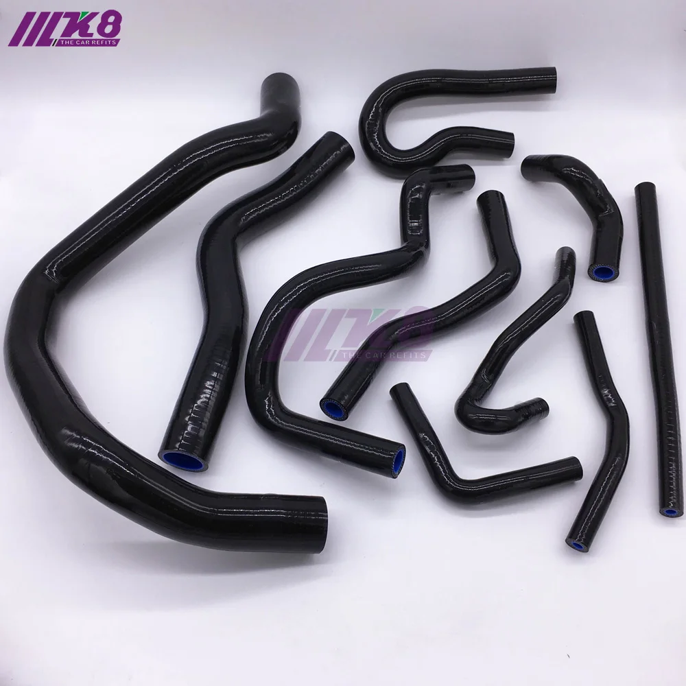 

Silicone Radiator Hose Fit For HONDA CIVIC EK3 B16 B18 K8 92-98 (10 PCS) red/blue/black