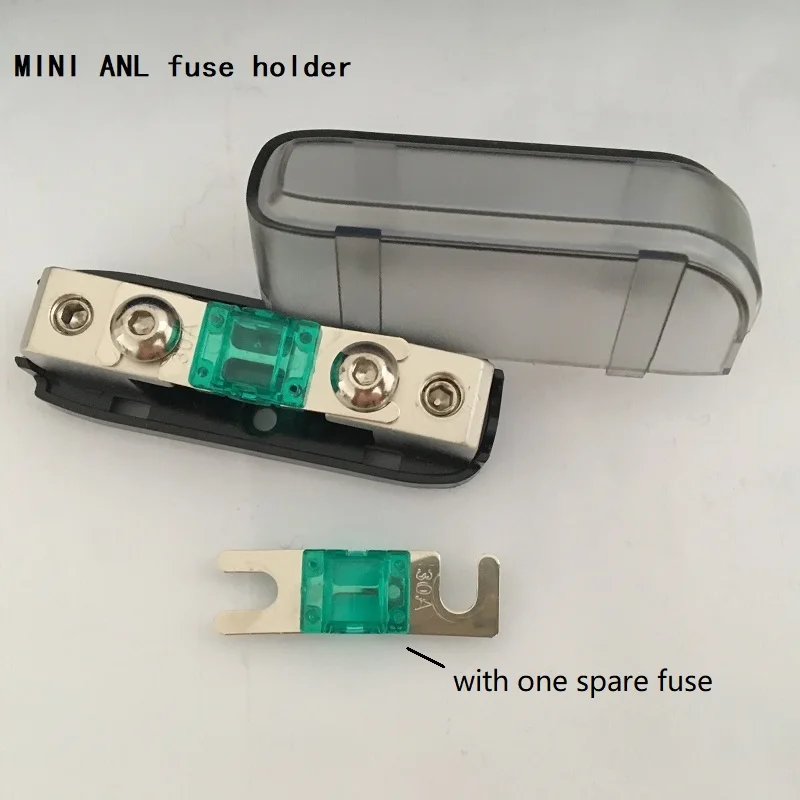 

Hot Sale Automotive Car Stereo Audio AFS fuse Mini ANL Fuse Holder Block with 2pcs Fuse 30A 50A 60A 80A 100A