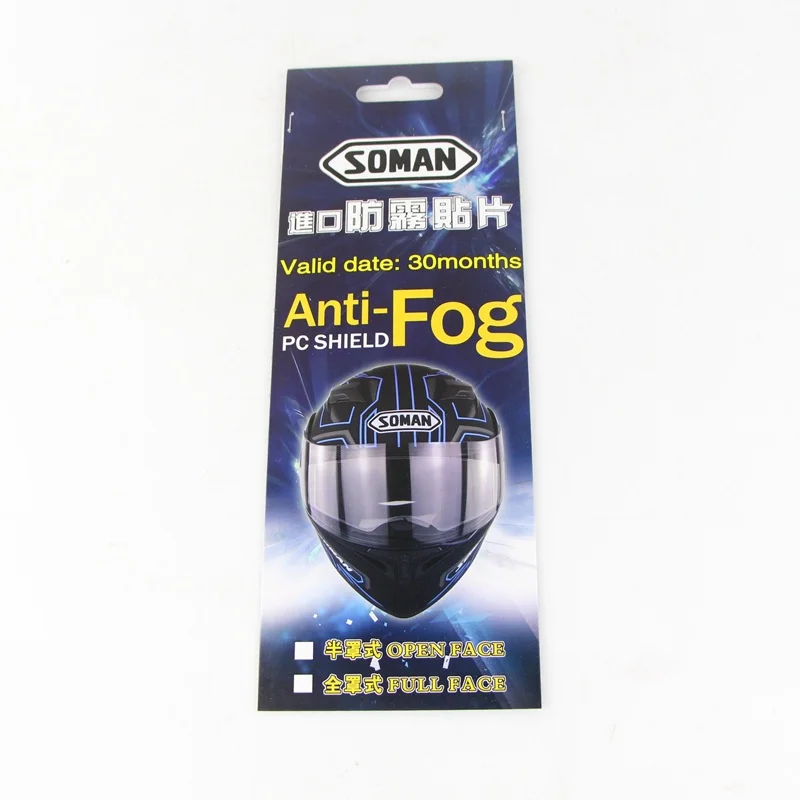 

Anti-Fog Helmet Lens Film Universal Motorcycle Helmet Visor Fog Resistant Films