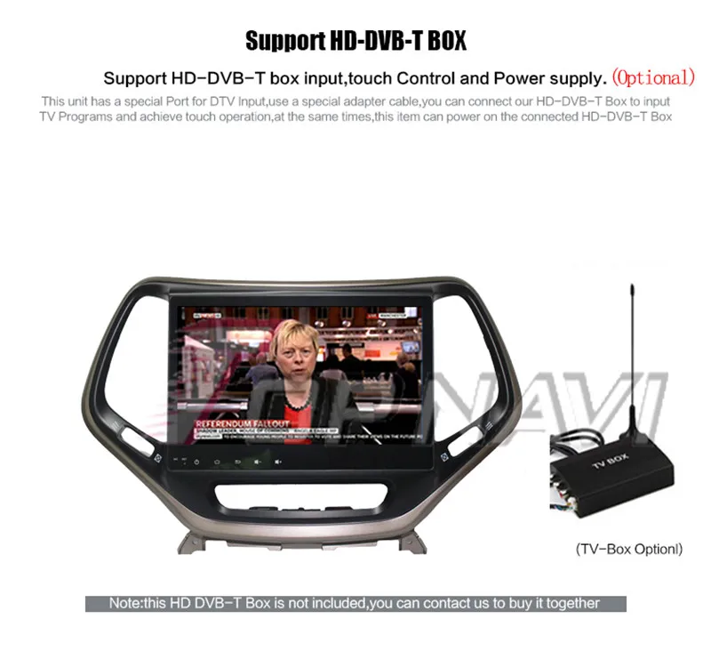 autoradio android For Jeep Cherokee 2016